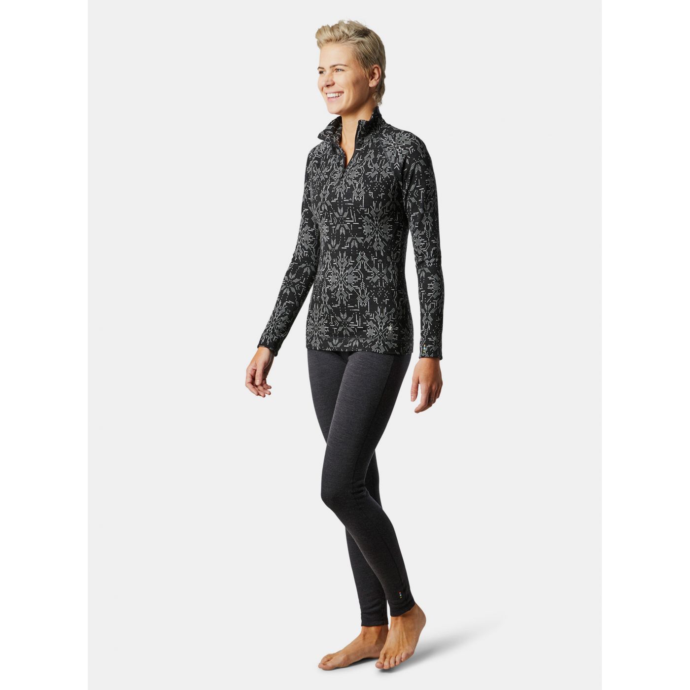 Black Women's Sports T-Shirt Smartwool