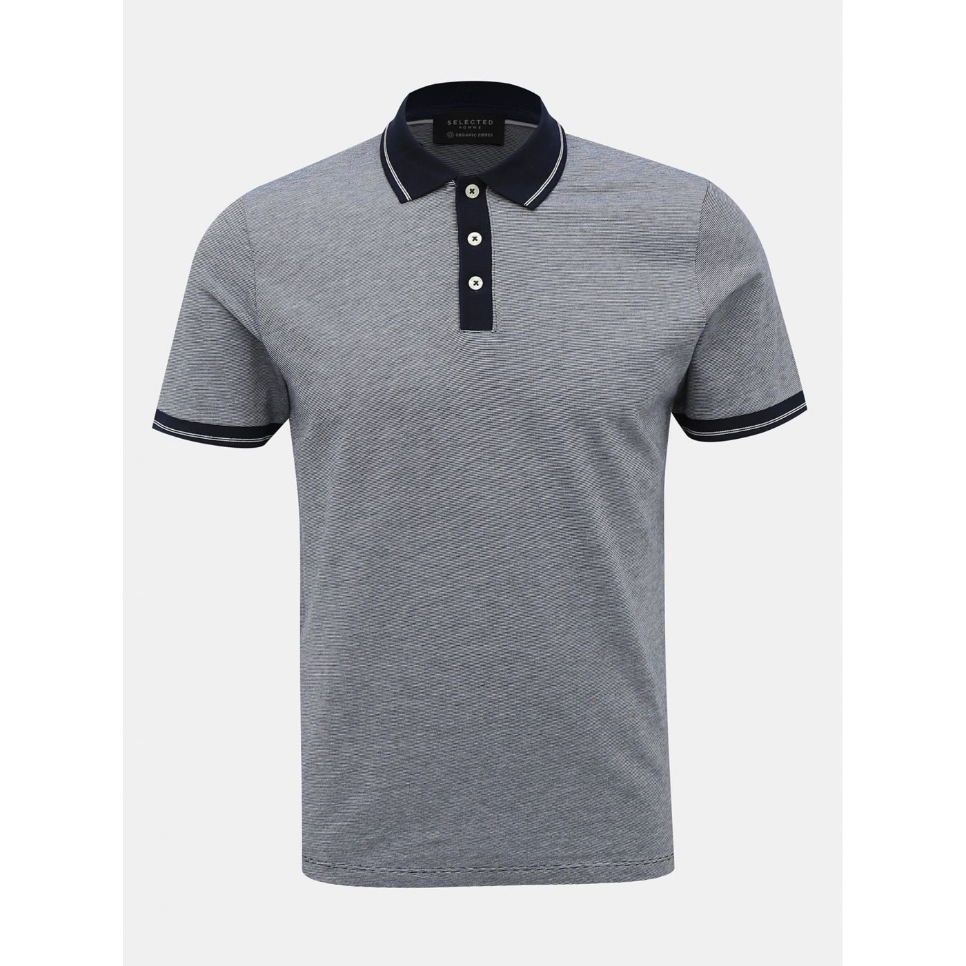 Dark Blue Polo T-Shirt Selected By Homme Joe