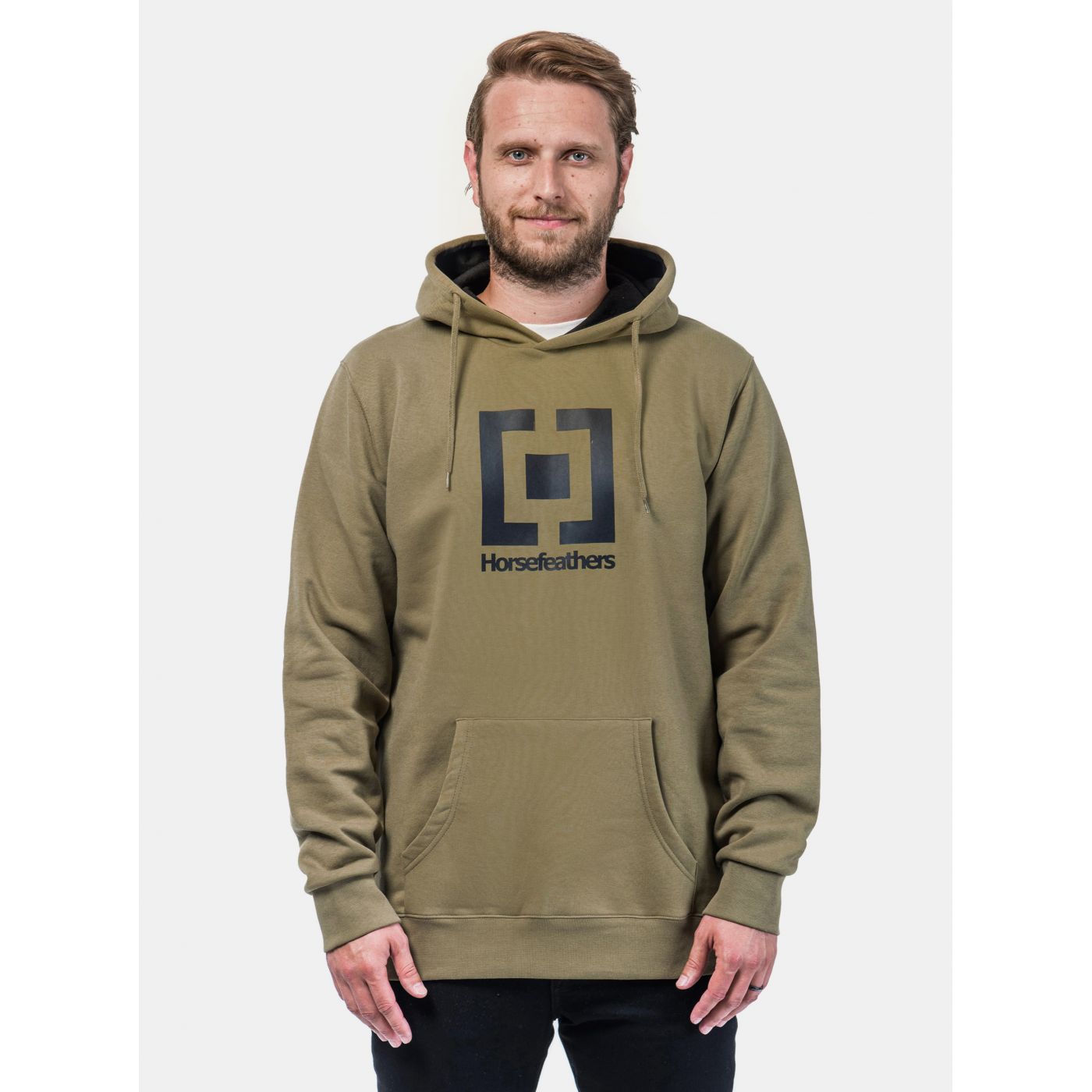 Khaki Men's Hoodie Horsefeathers