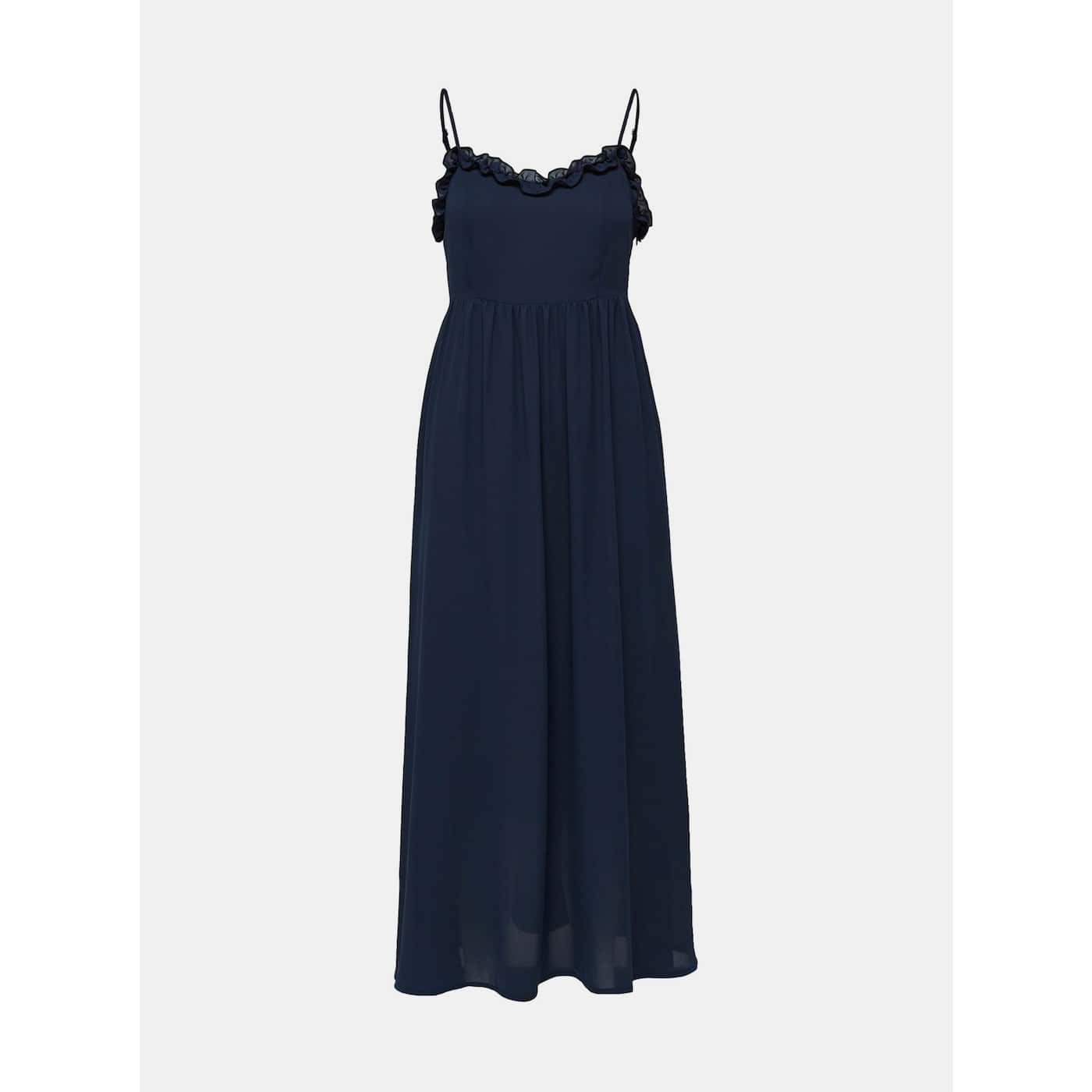 Dark Blue Maxi Dress Selected by Femme Fraya