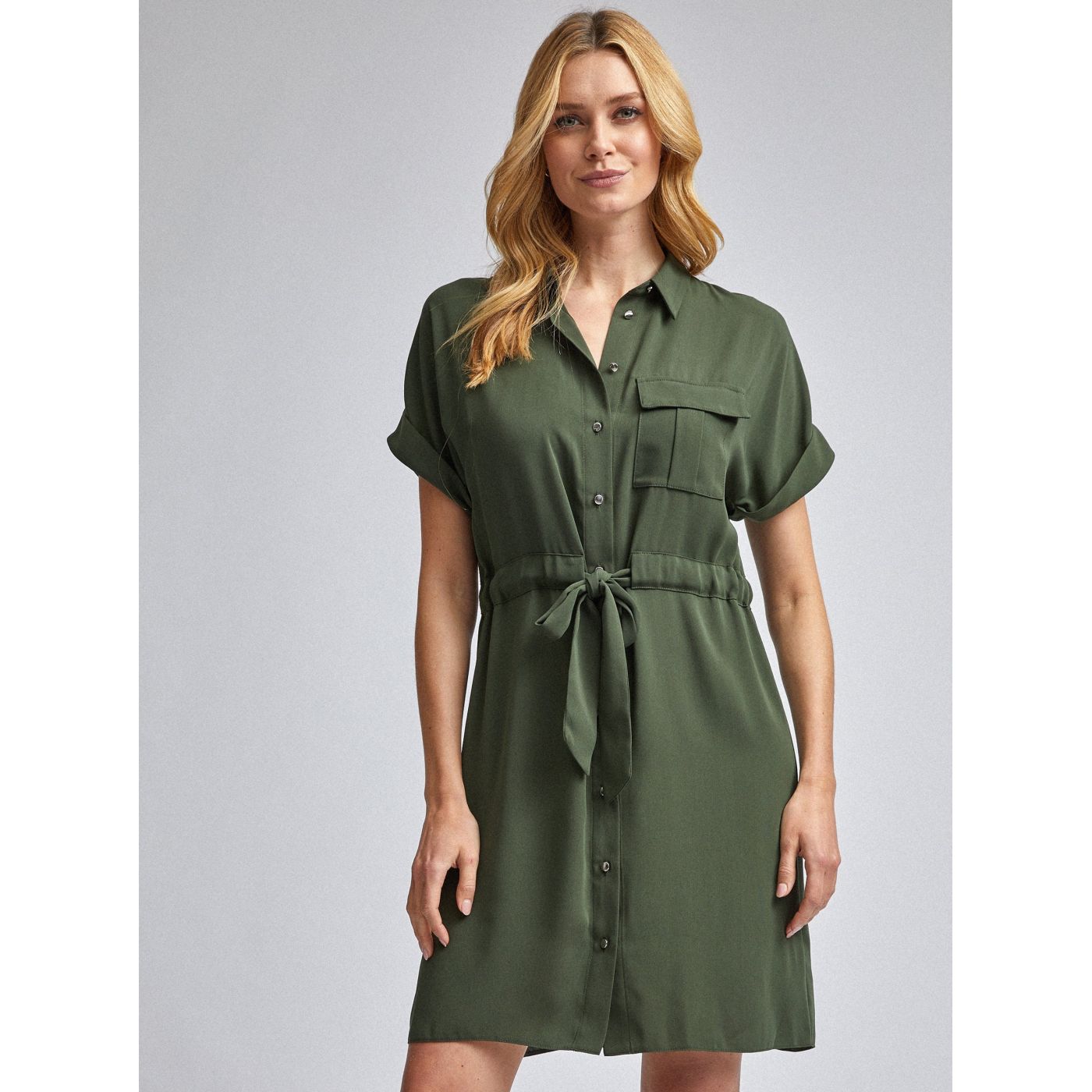 Dorothy Perkins Green Shirt Dress