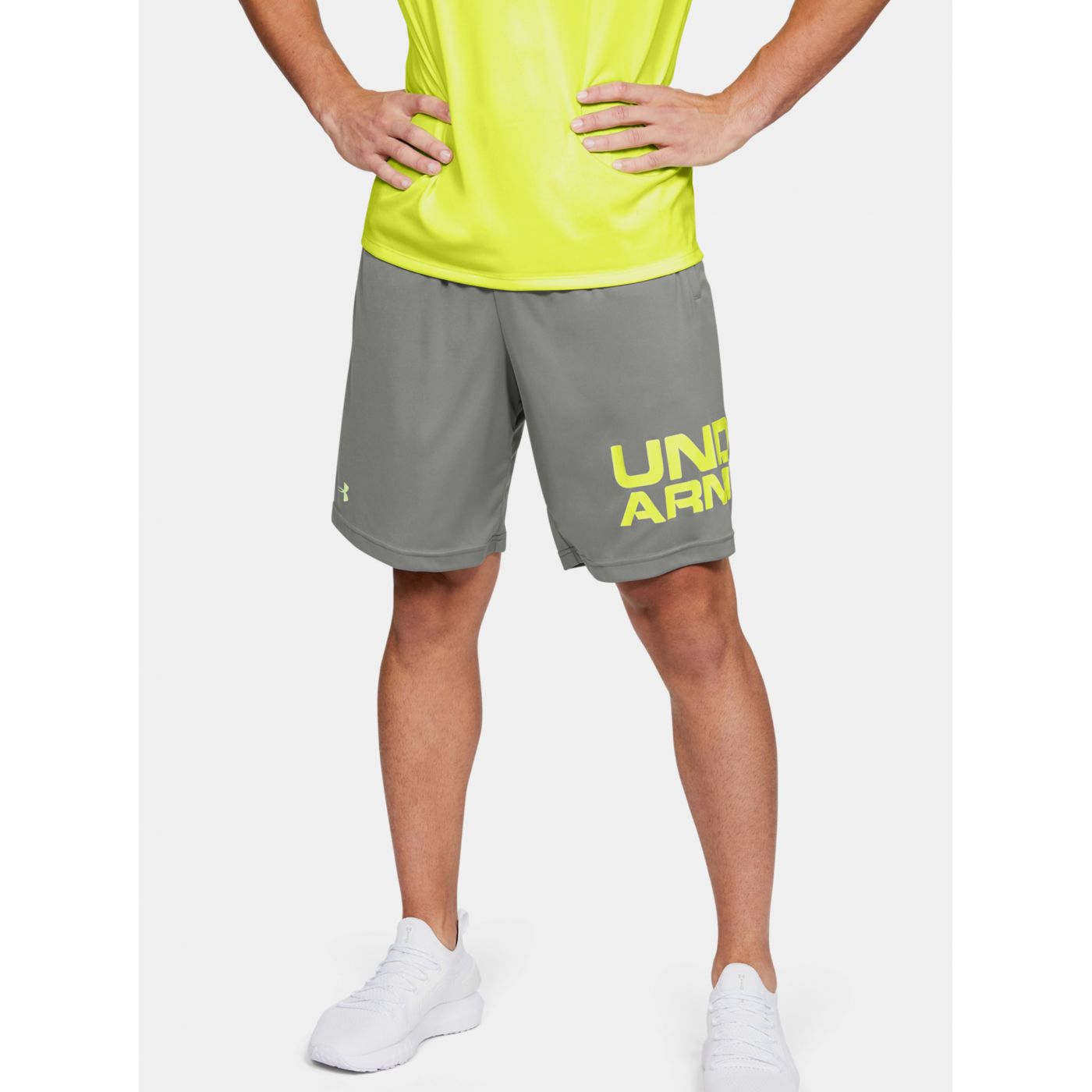 Tech Wordmark Under Armour Green Men's Shorts