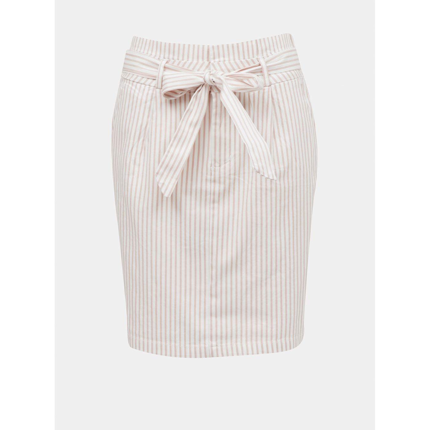 Light pink striped pencil skirt VERO MODA Eva