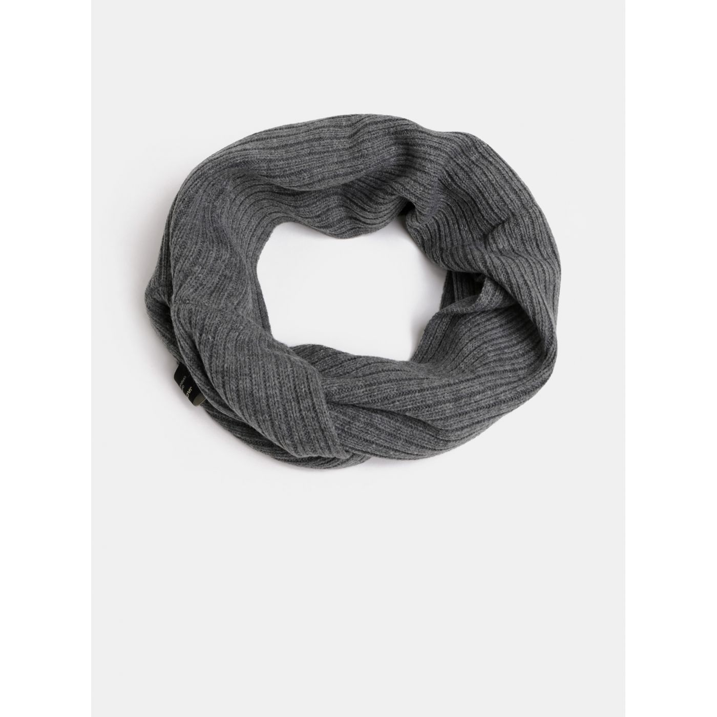 Grey knitted hollow jack & jones tube