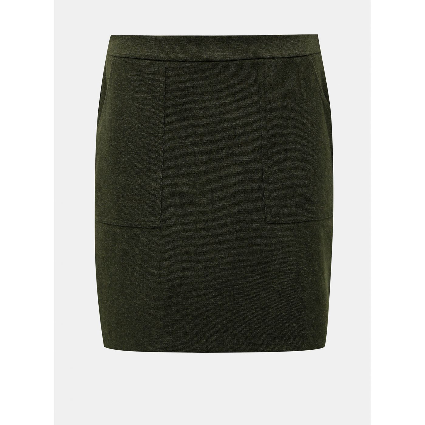 Dark green skirt with pockets VERO MODA Felicity