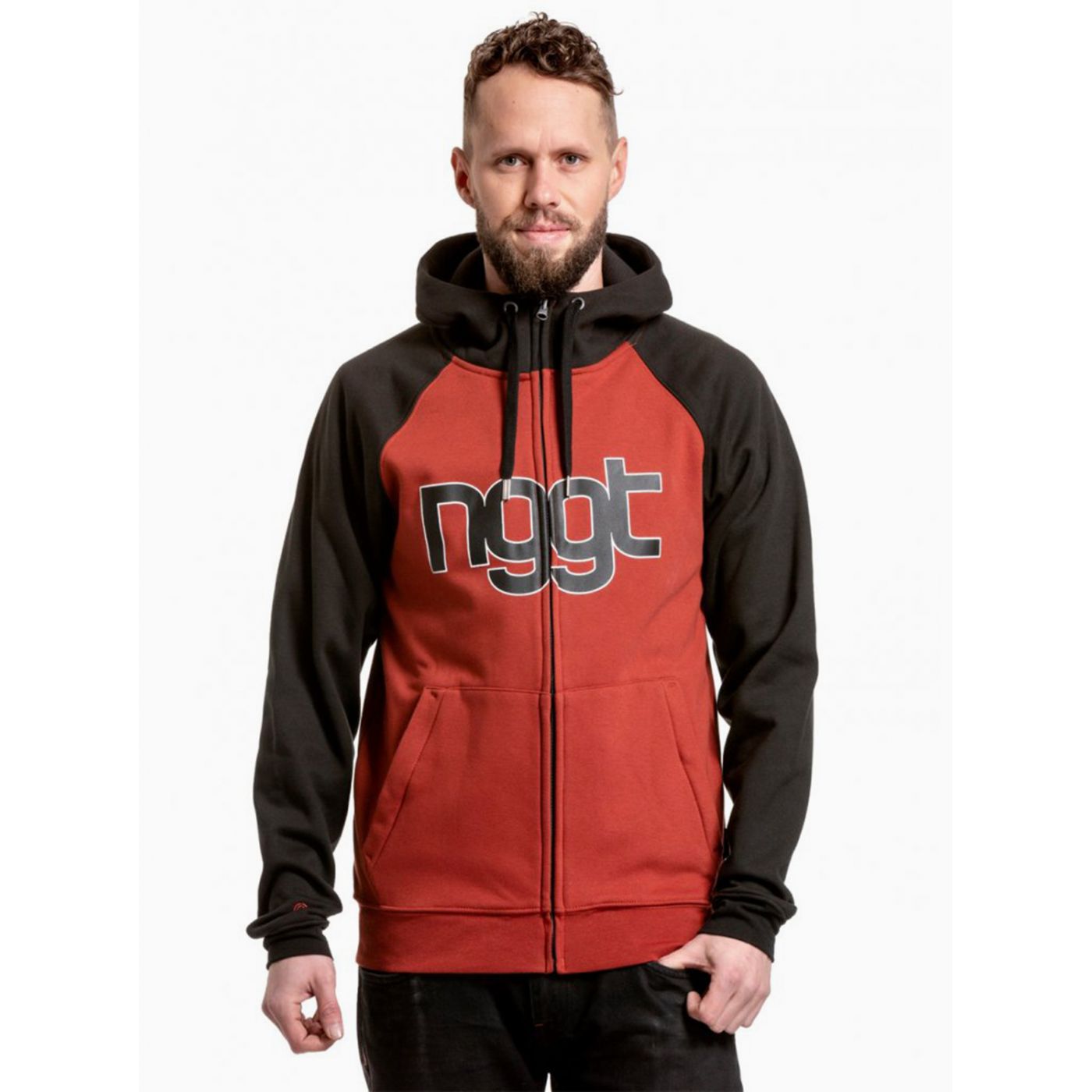 Black and Red Men's Nugget Rail Sweatshirt