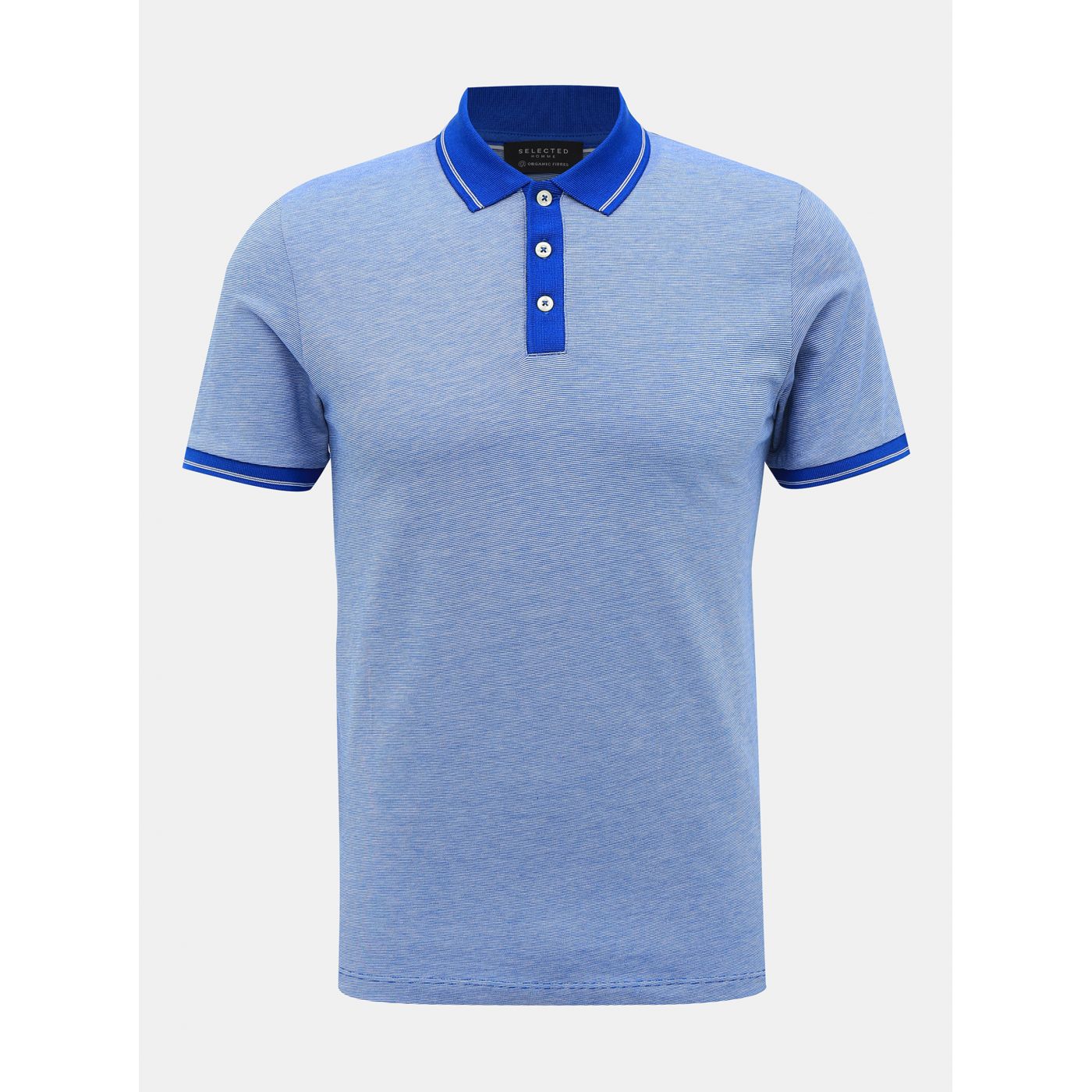 Blue Polo T-Shirt Selected By Homme Joe