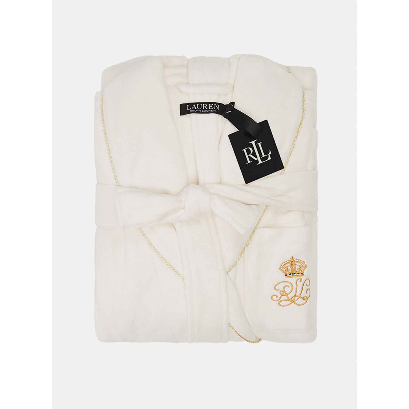 Lauren Ralph Lauren Cream Women's Robe