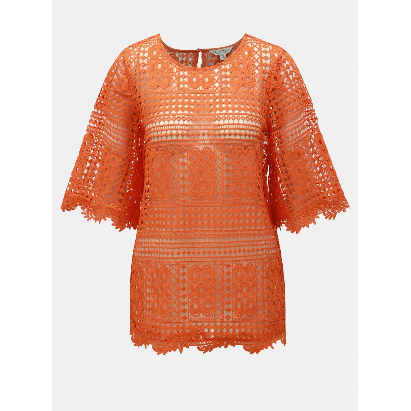 Miss Selfridge's Orange Lace Top