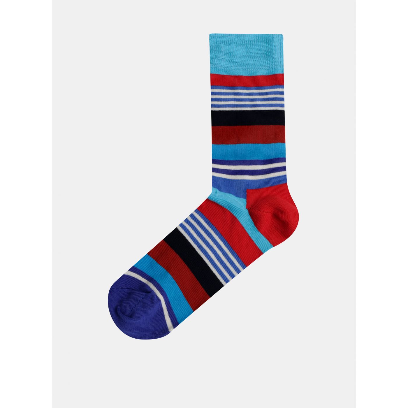 Happy Socks Multi Stripe Blue Striped Socks