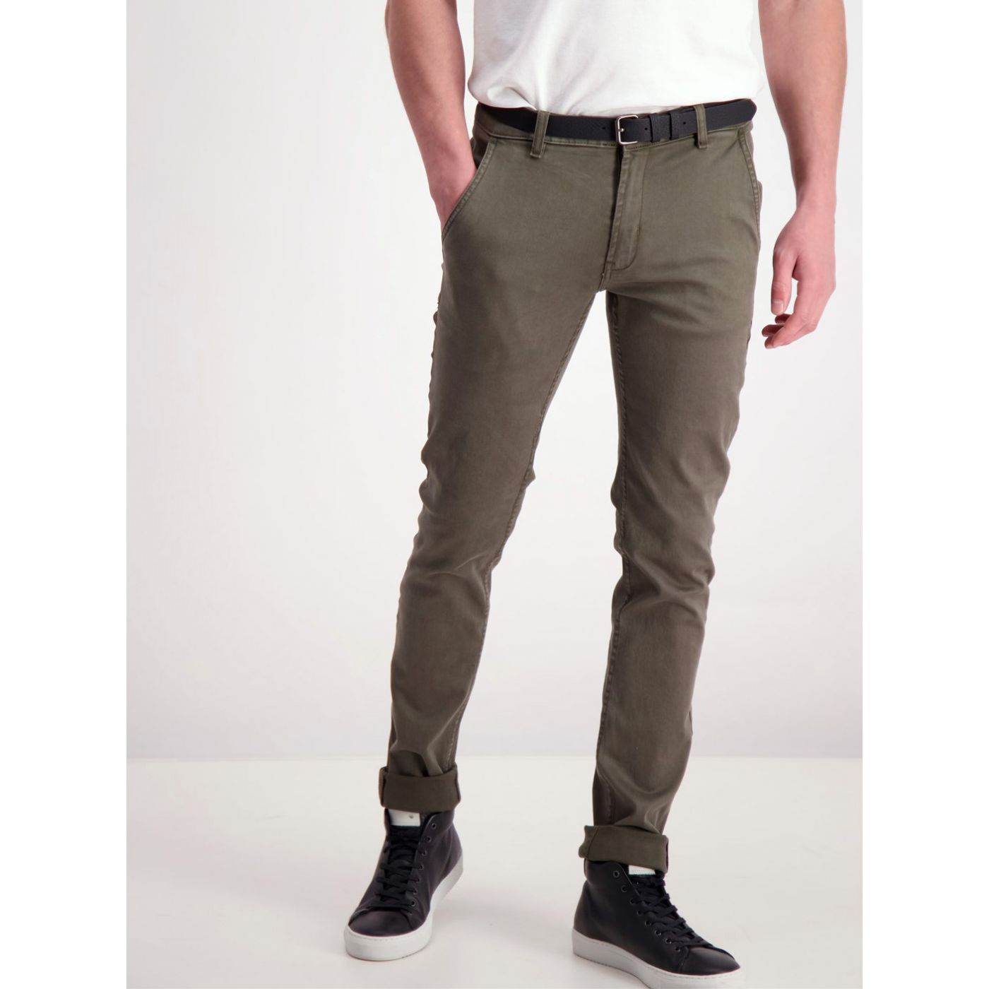 Khaki Chino Pants Shine Original