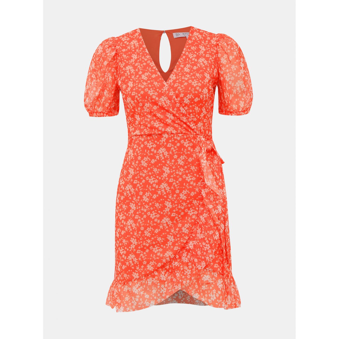 Miss Selfridge Petites Orange Floral Dress