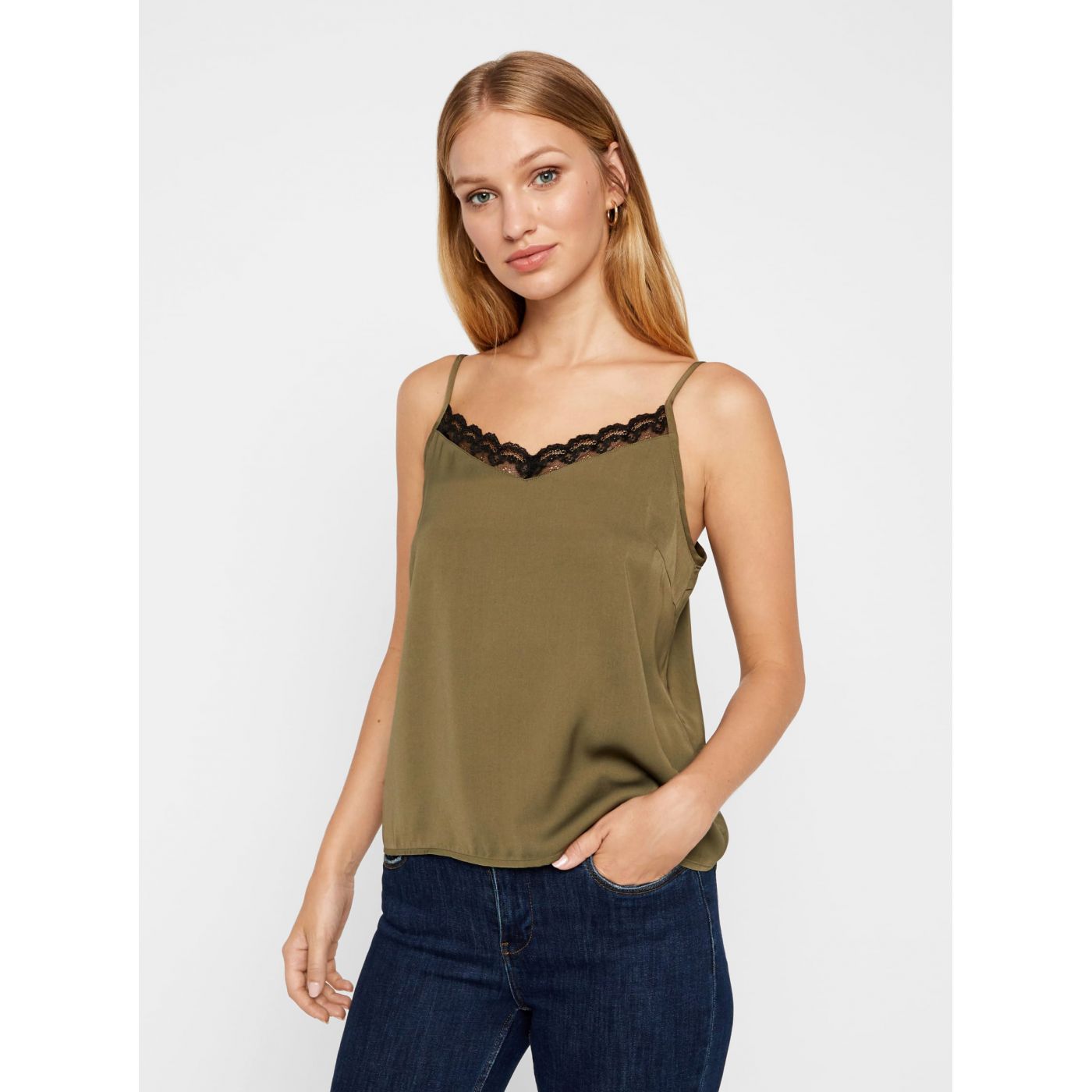 Khaki top VERO MODA India