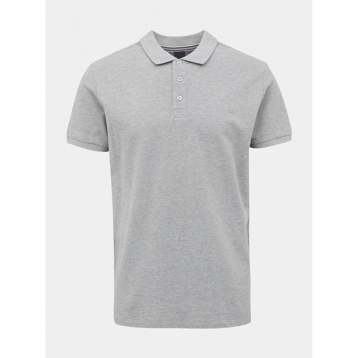 Light Grey Men's Basic Polo T-Shirt ZOOT Lionel