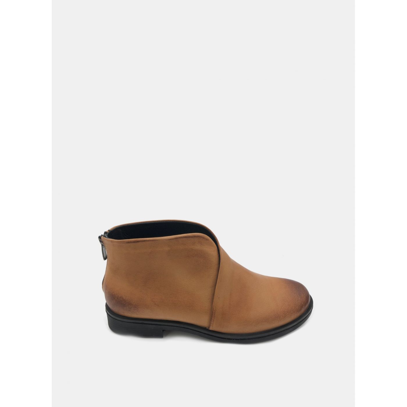 Brown Women's Leather Ankle Boots WILD