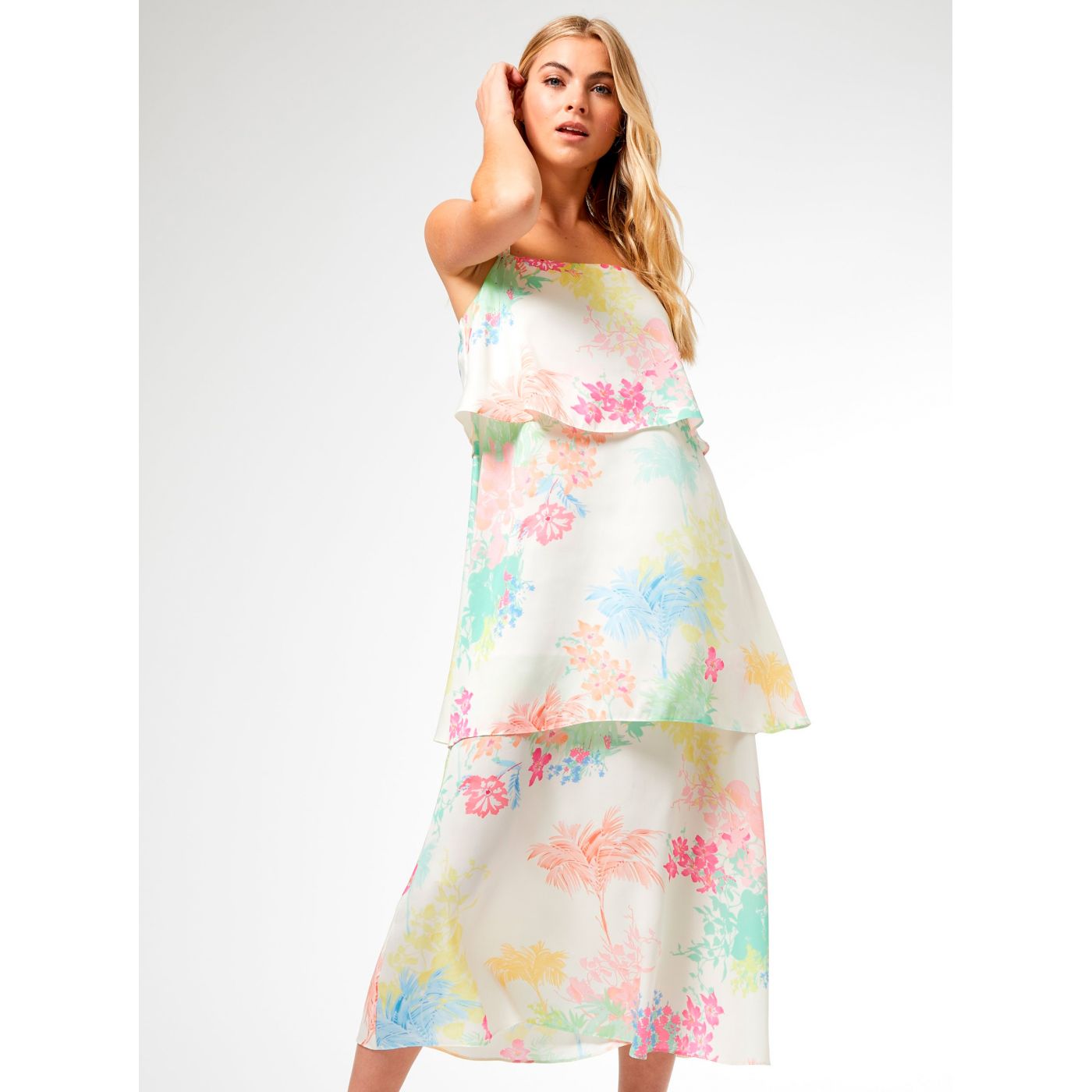 Dorothy Perkins Creamy Floral Maxi dress