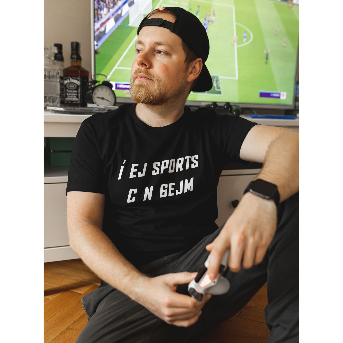 Black Men's T-Shirt ZOOT Original Í EJ SPORTS C N GEJM