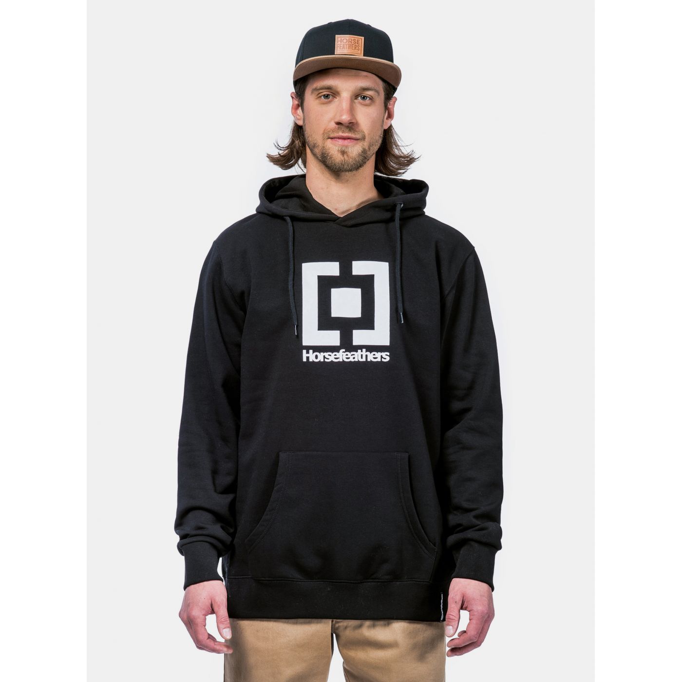 Black Men's Horsefeathers Leader Print Sweatshirt