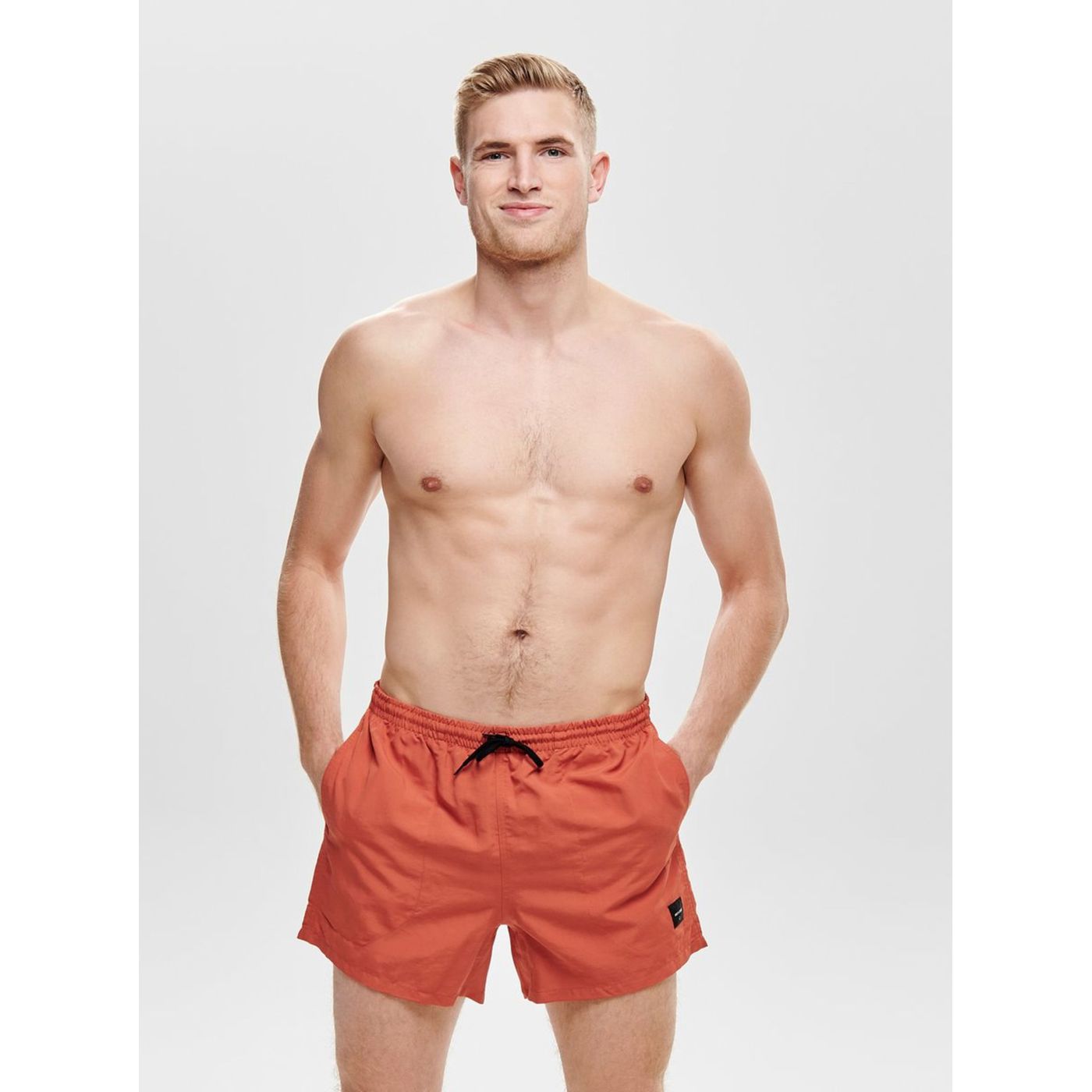 Orange Basic Swimwear ONLY & SONS Tino