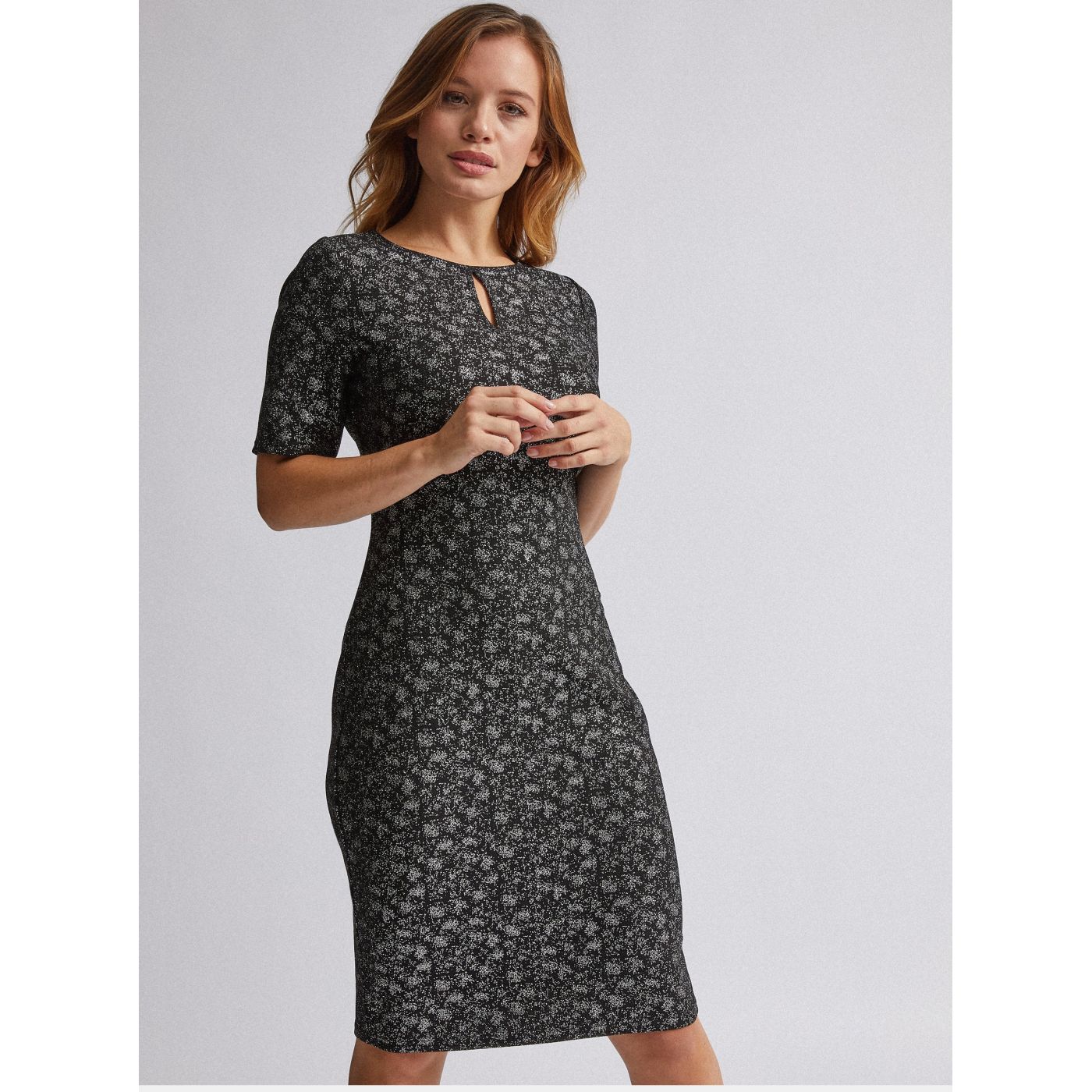 Dress in silver-black Dorothy Perkins Petite