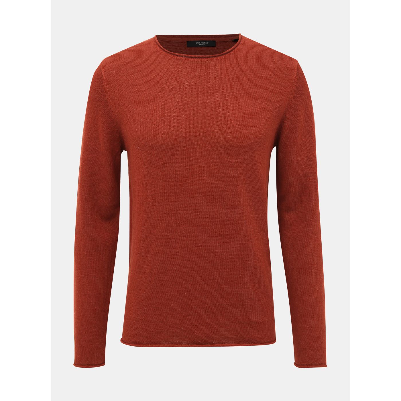 Brick Linen Basic Sweater Jack & Jones Premium Blalinen