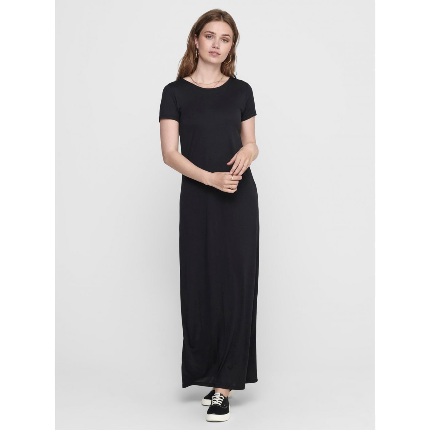 Black Basic Maxi Dress ONLY Carrie