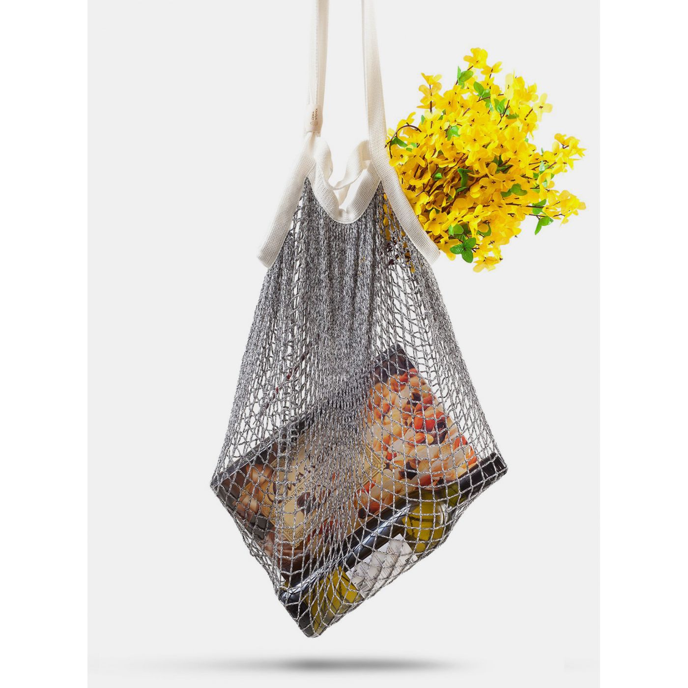 Grey flexible Czech mesh 25 l