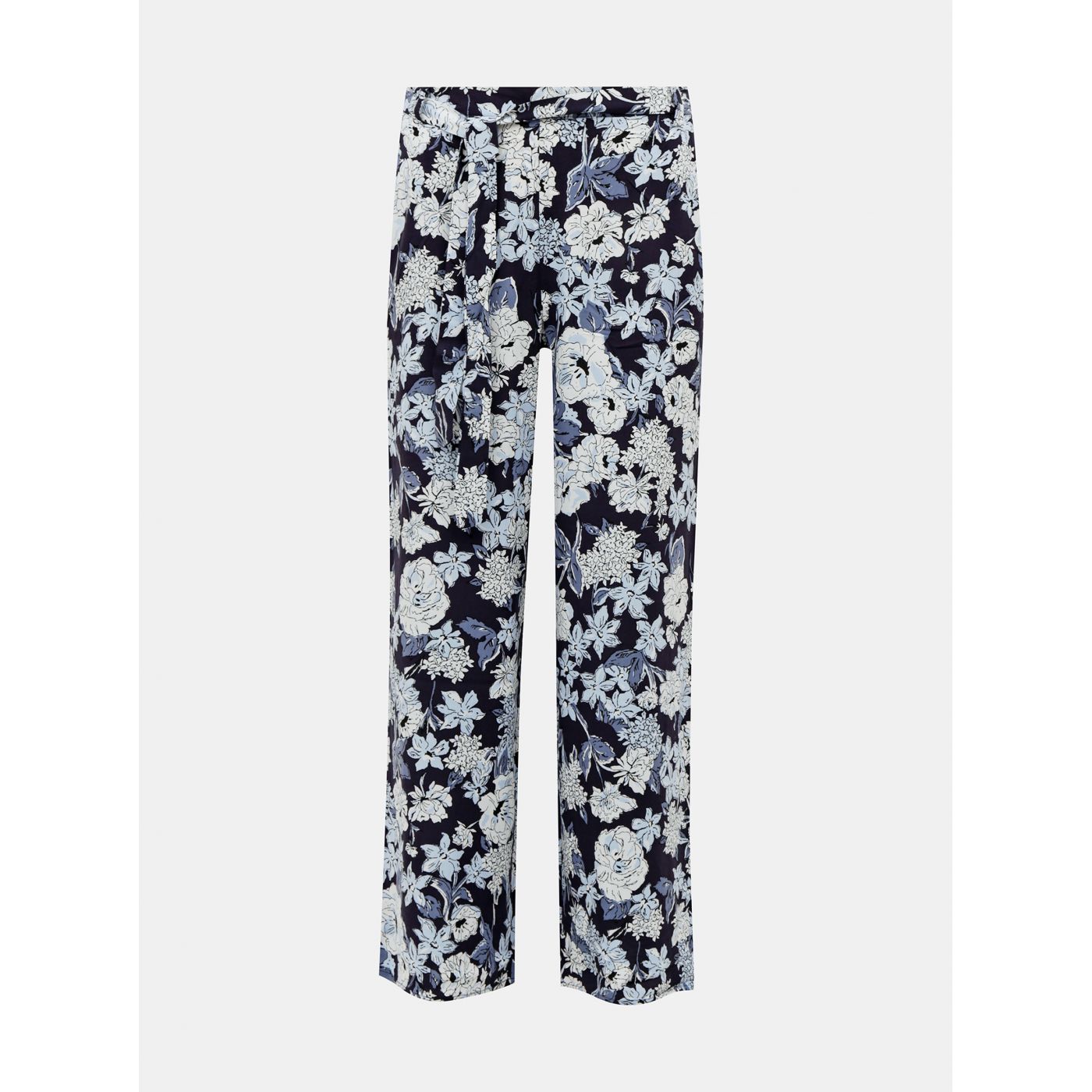 Dark blue floral trousers ONLY Nova