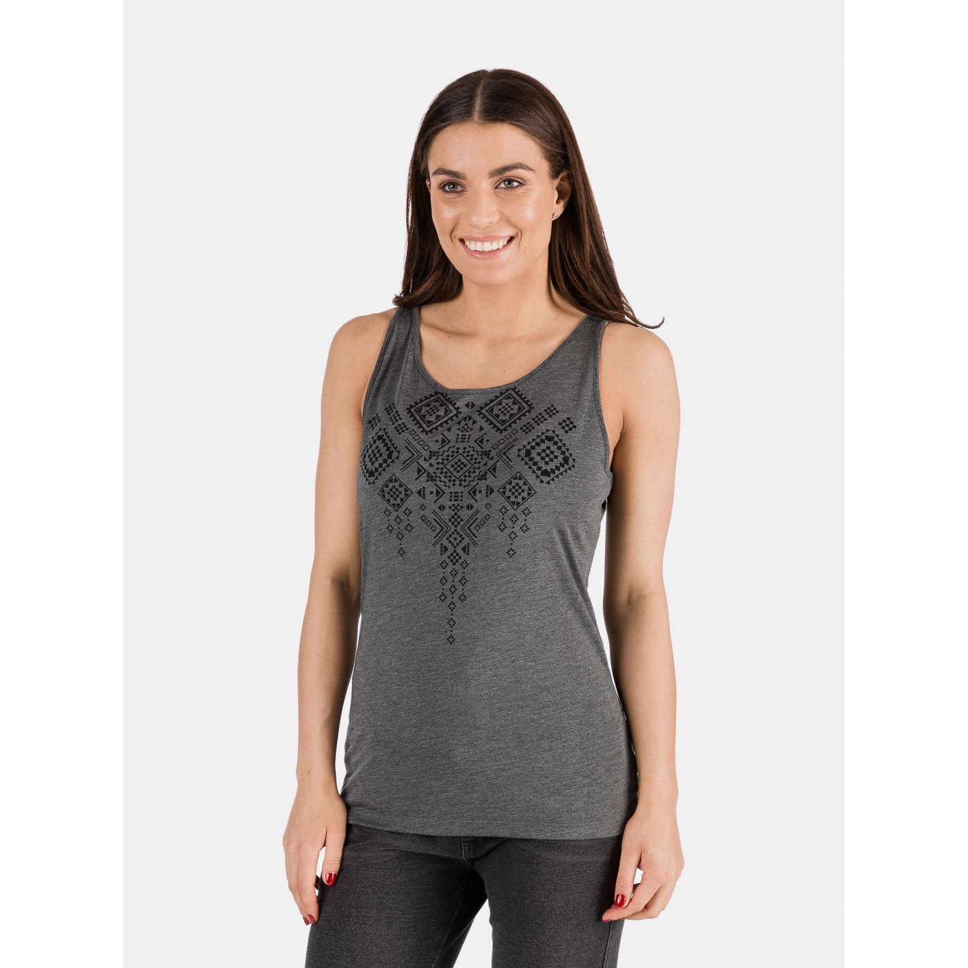 Dark Grey Women's T-Shirt SAM 73