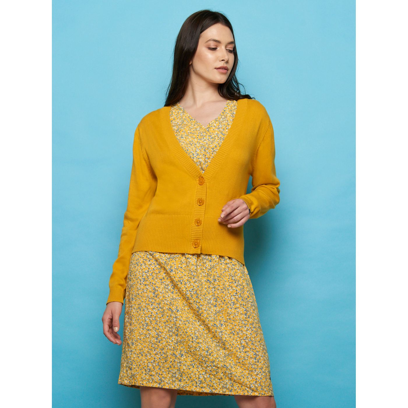 Tranquillo Lamia Yellow Cardigan