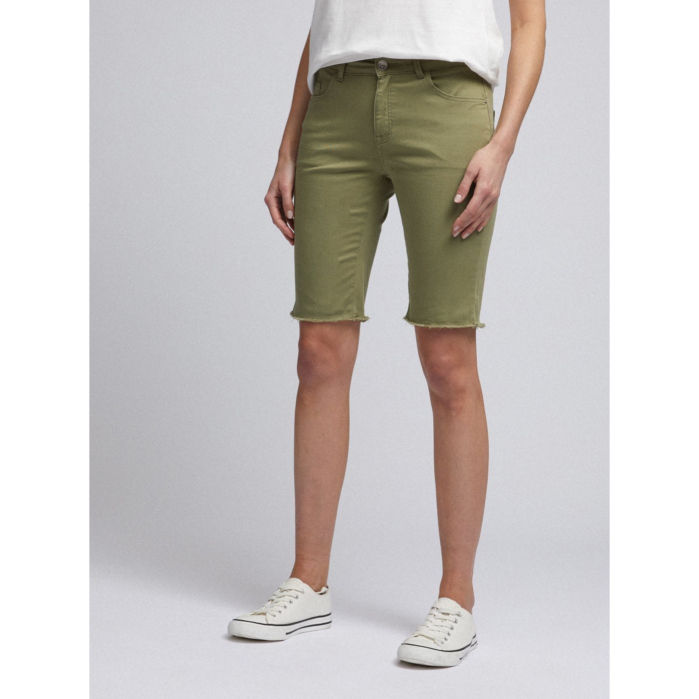 Dorothy Perkins Green Denim Shorts