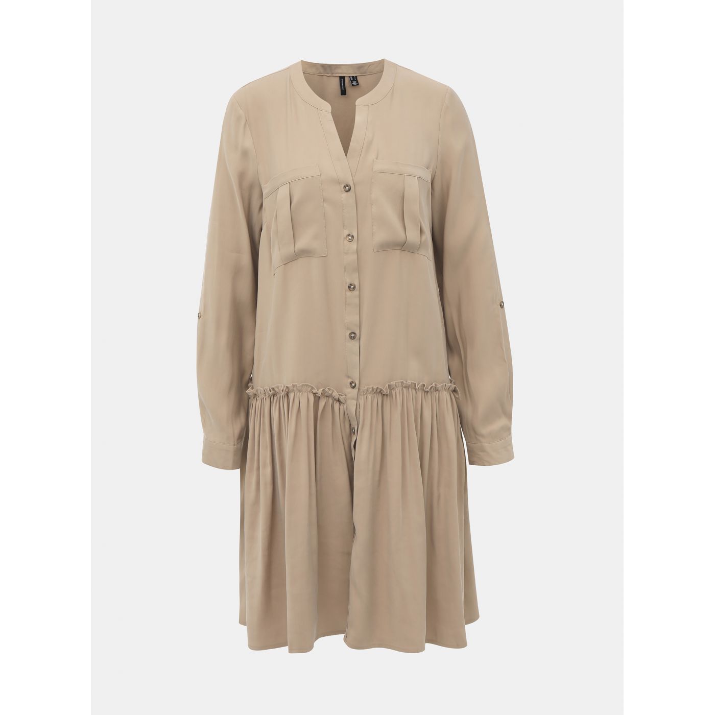 Beige shirt dress VERO MODA Michalla
