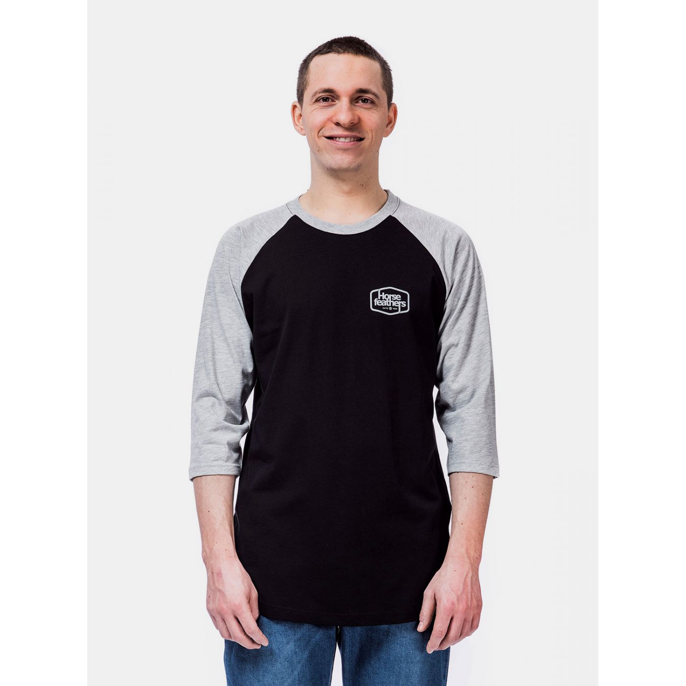 Black Men's T-Shirt Horsefeathers
