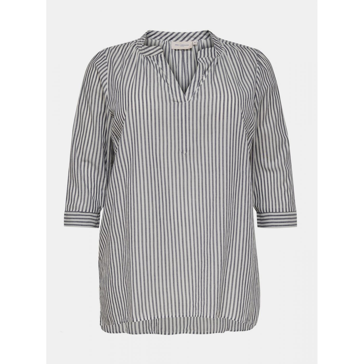 Grey Striped Blouse ONLY CARMAKOMA Stai