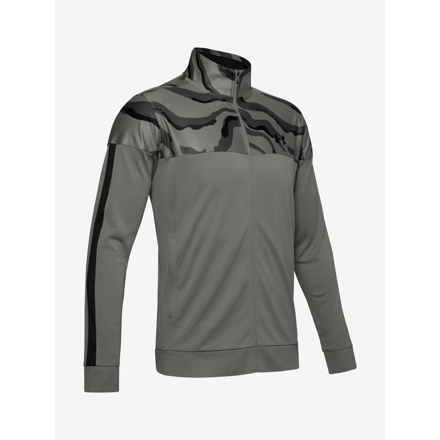 Mikina Under Armour Sportstyle Pique Printed Track Jacket