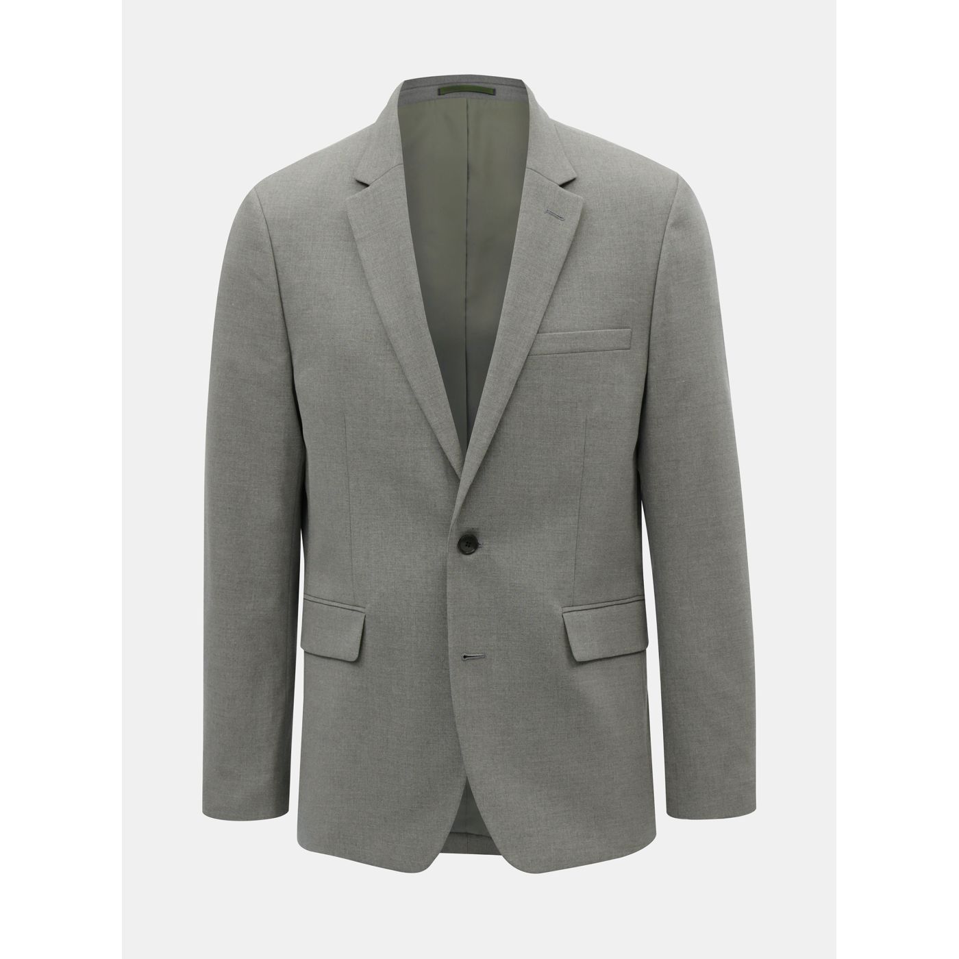 Grey suit tailored fit jacket Burton Menswear London