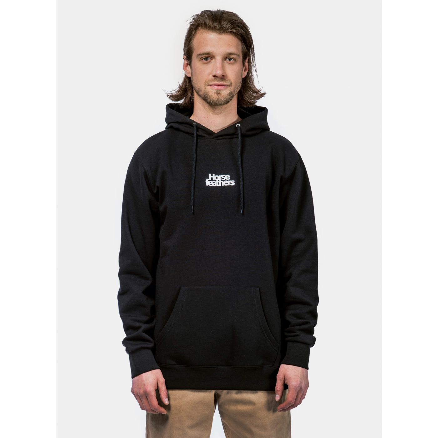 Black Men's Hoodie Horsefeathers