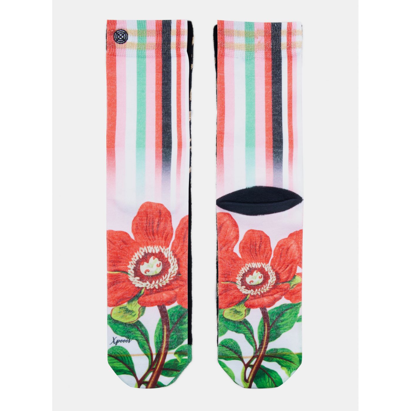 XPOOOS Women's Red Socks
