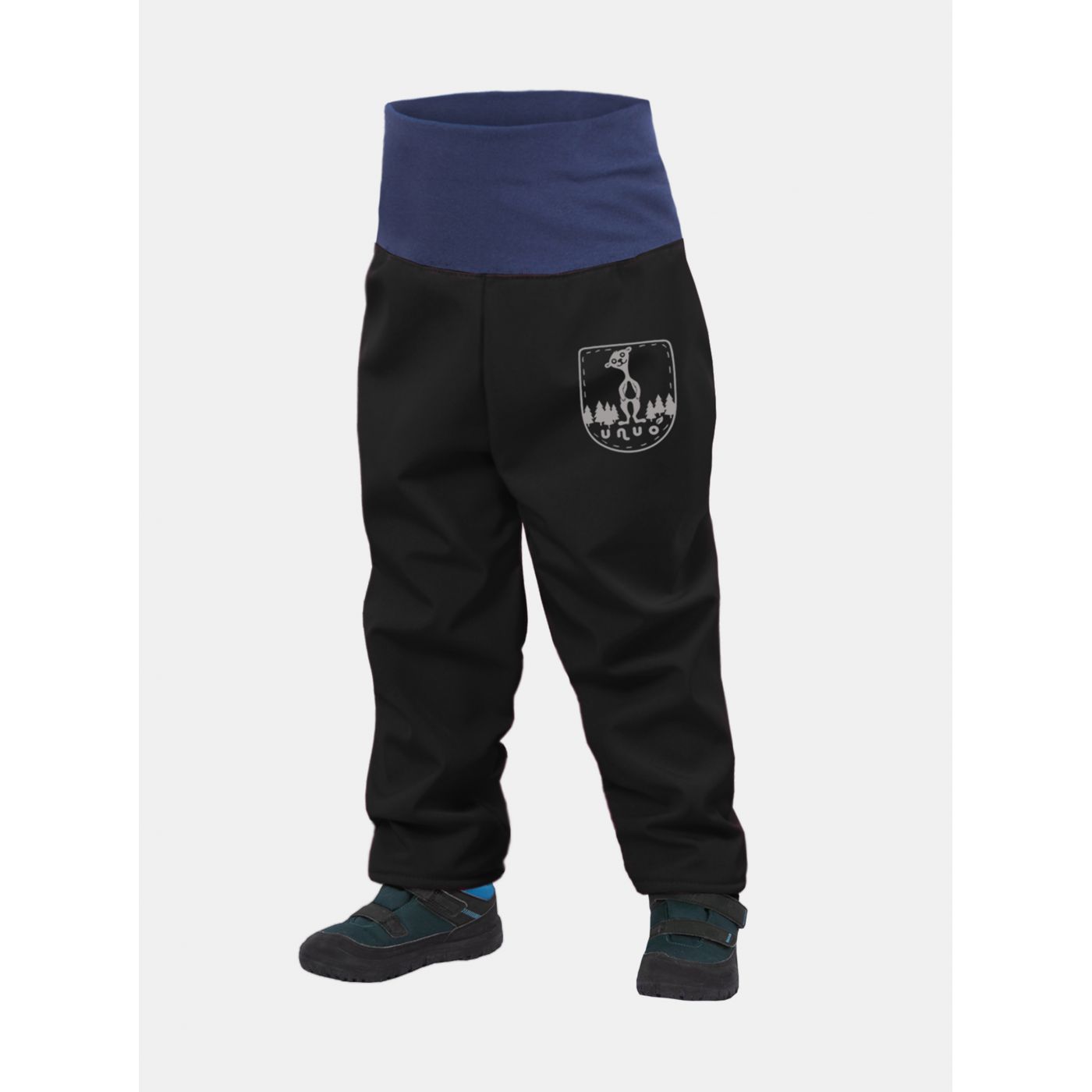 Black Boys Softshell Pants Unuo