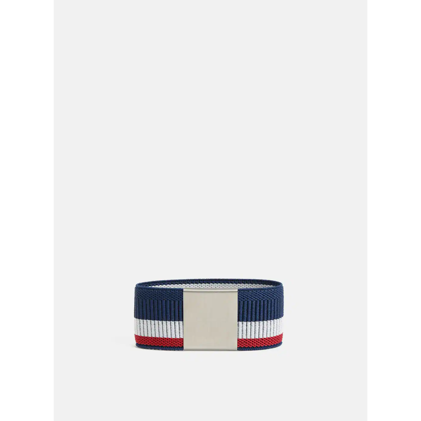 Dark blue striped rubber band for aluminum case Secrid
