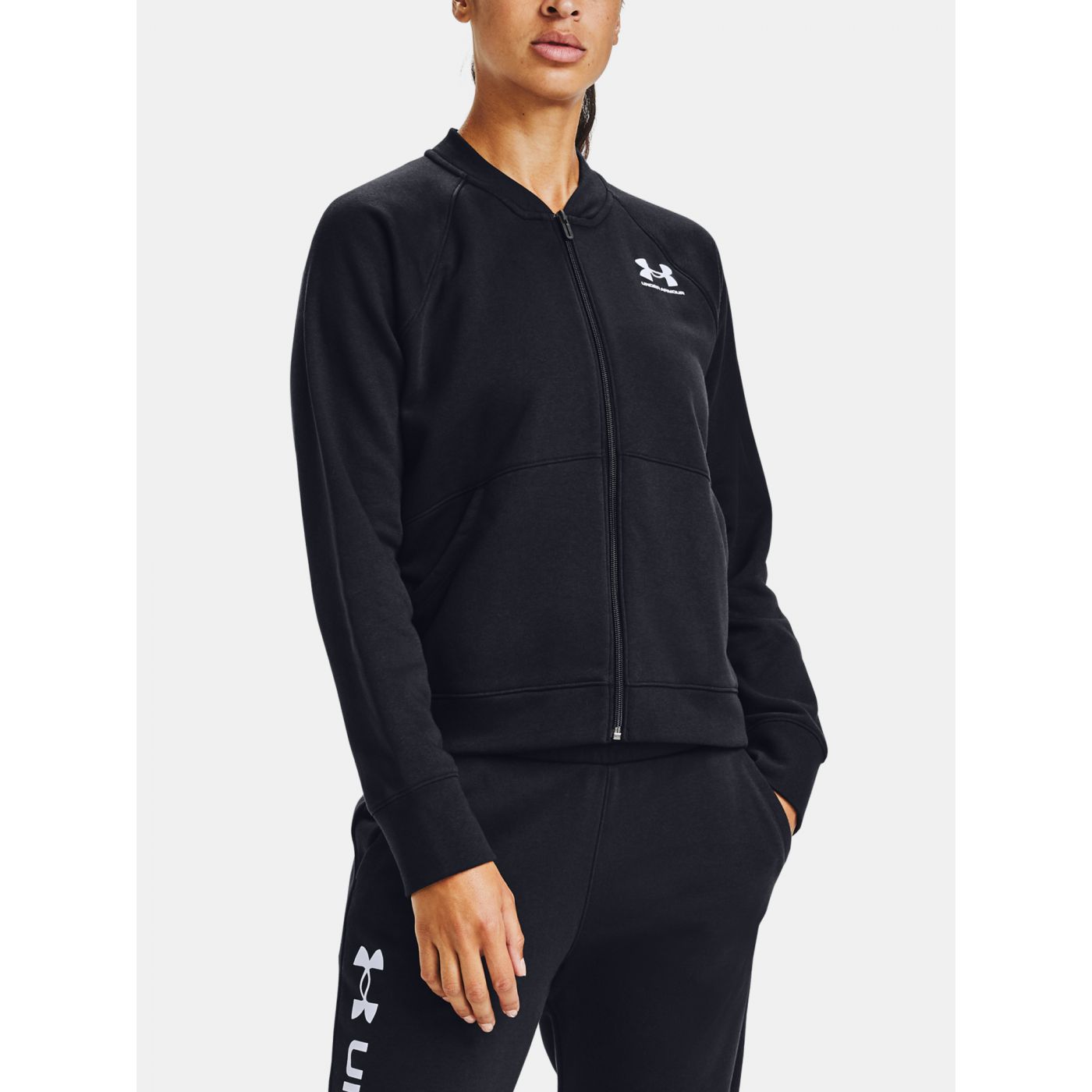 Bunda Under Armour Rival Fleece Jacket-BLK