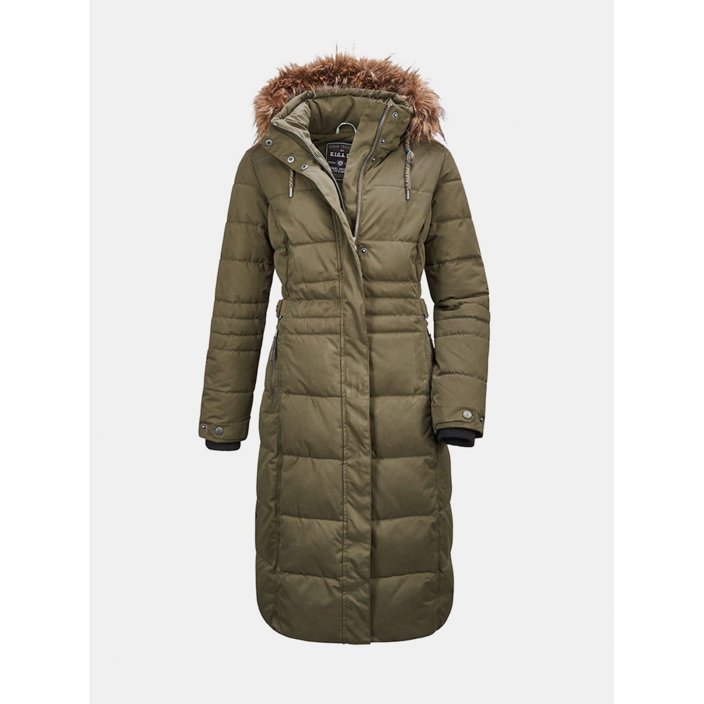Khaki women's 100-year-old killtec coat