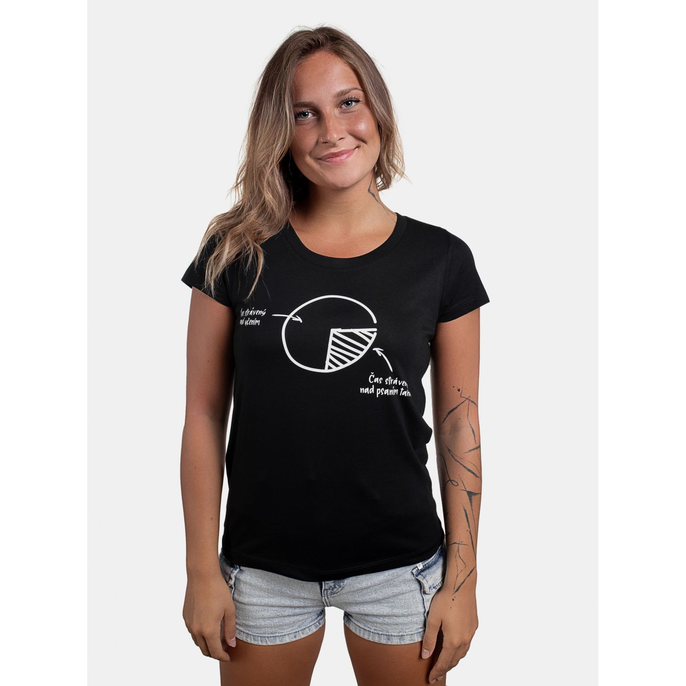 Black Women's T-Shirt ZOOT Original No time to waste