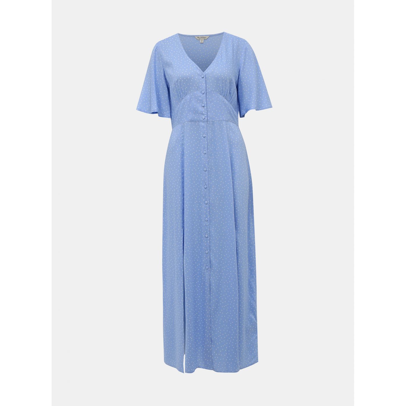 Miss Selfridge's Blue Dotted Maxi dress