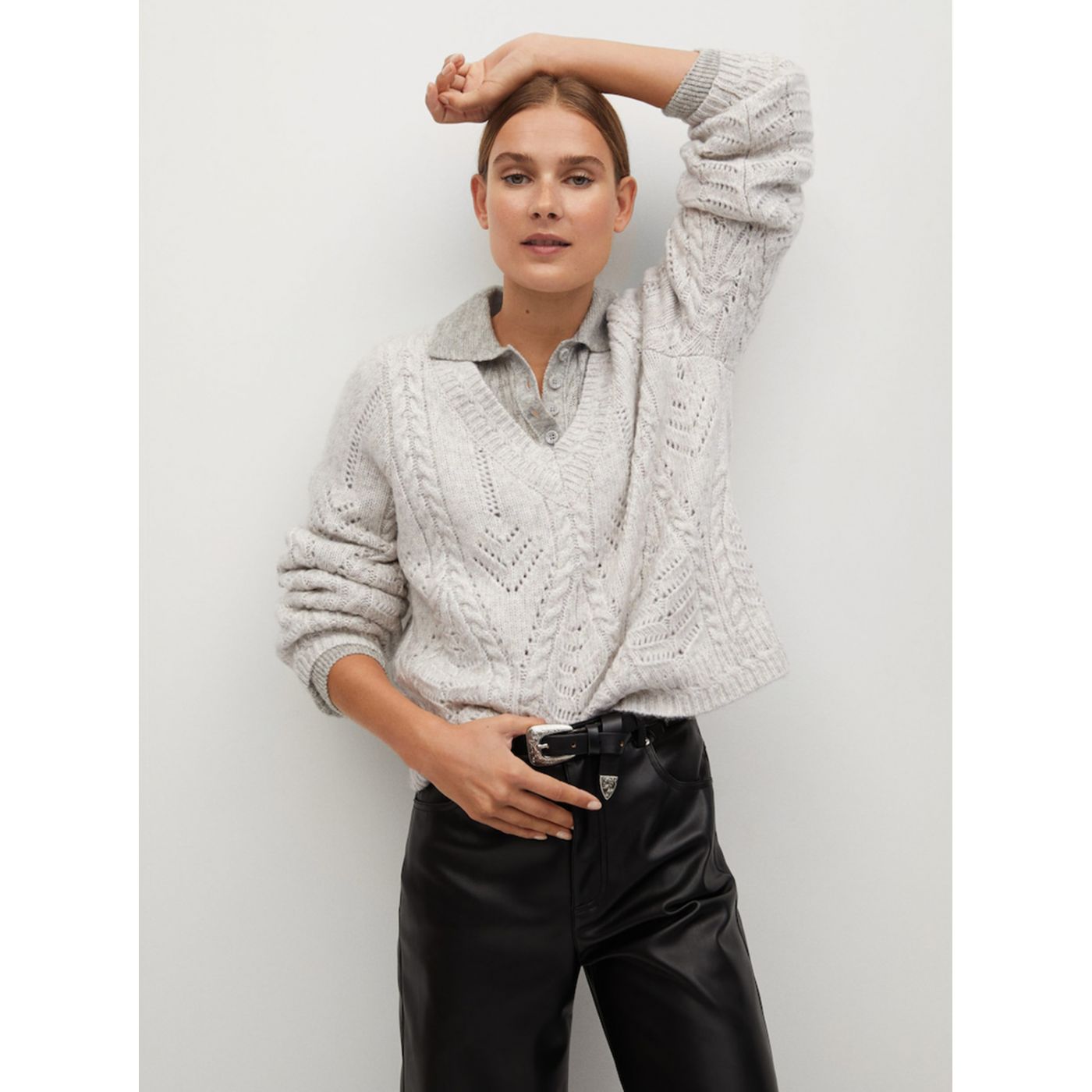 Light grey Mango sweater