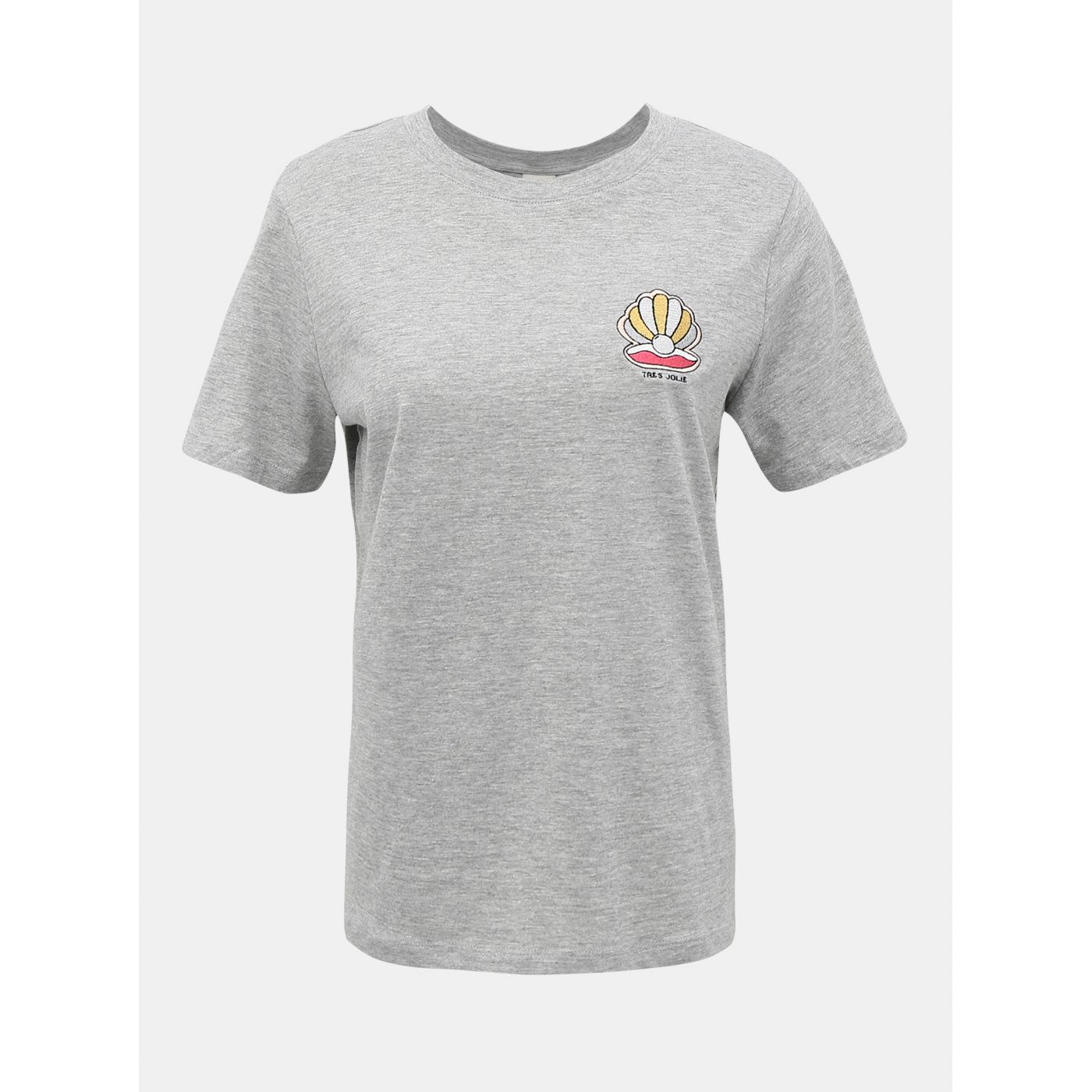 Jacqueline de Yong Best Treats Grey T-Shirt