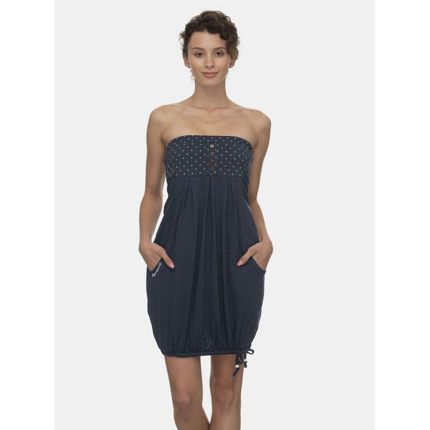 Ragwear Navy Balloon Dress