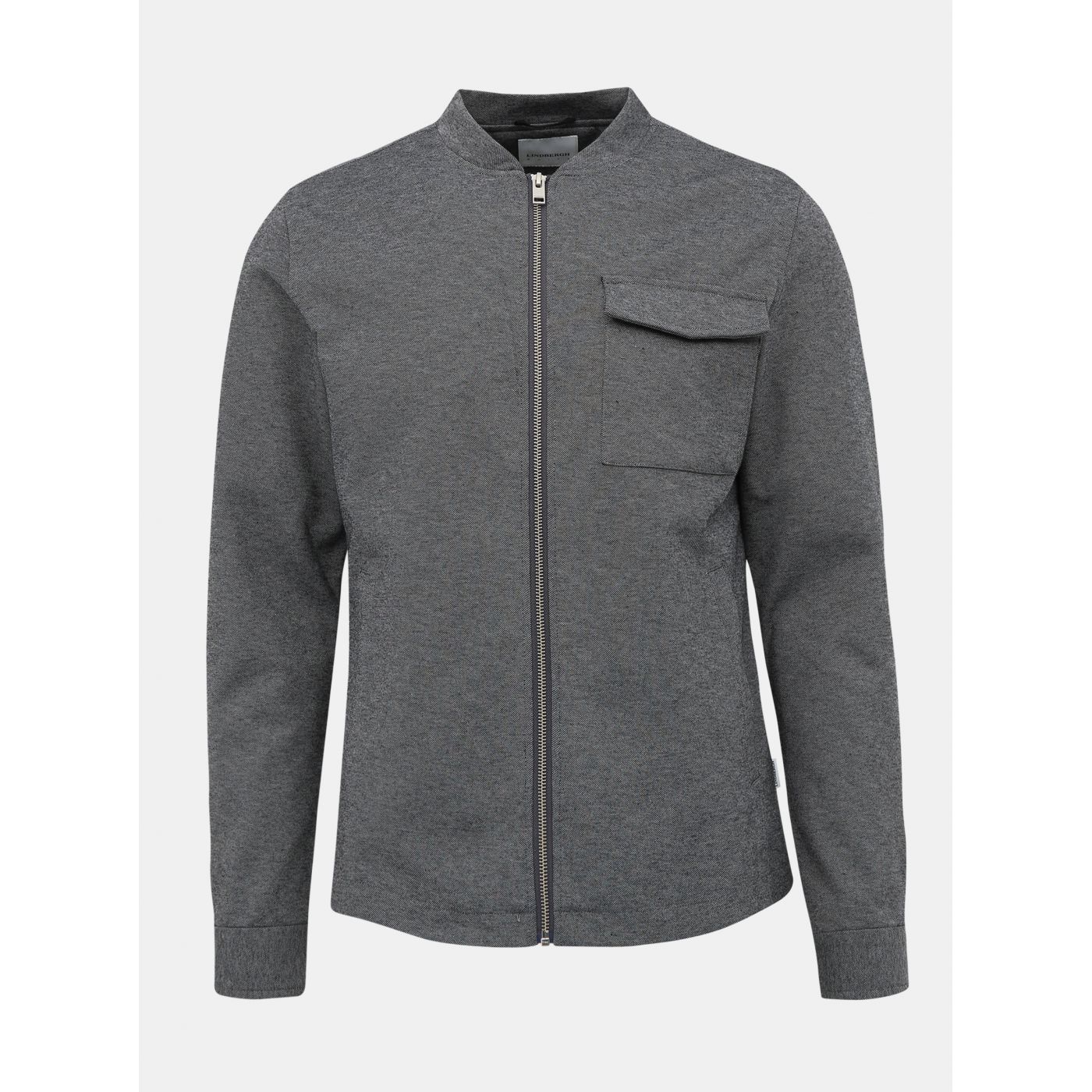 Lindbergh Grey Lightweight Bomber Jacket
