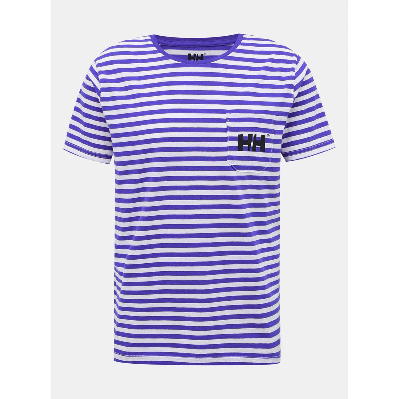 White-blue Men's Striped T-Shirt HELLY HANSEN Fjord