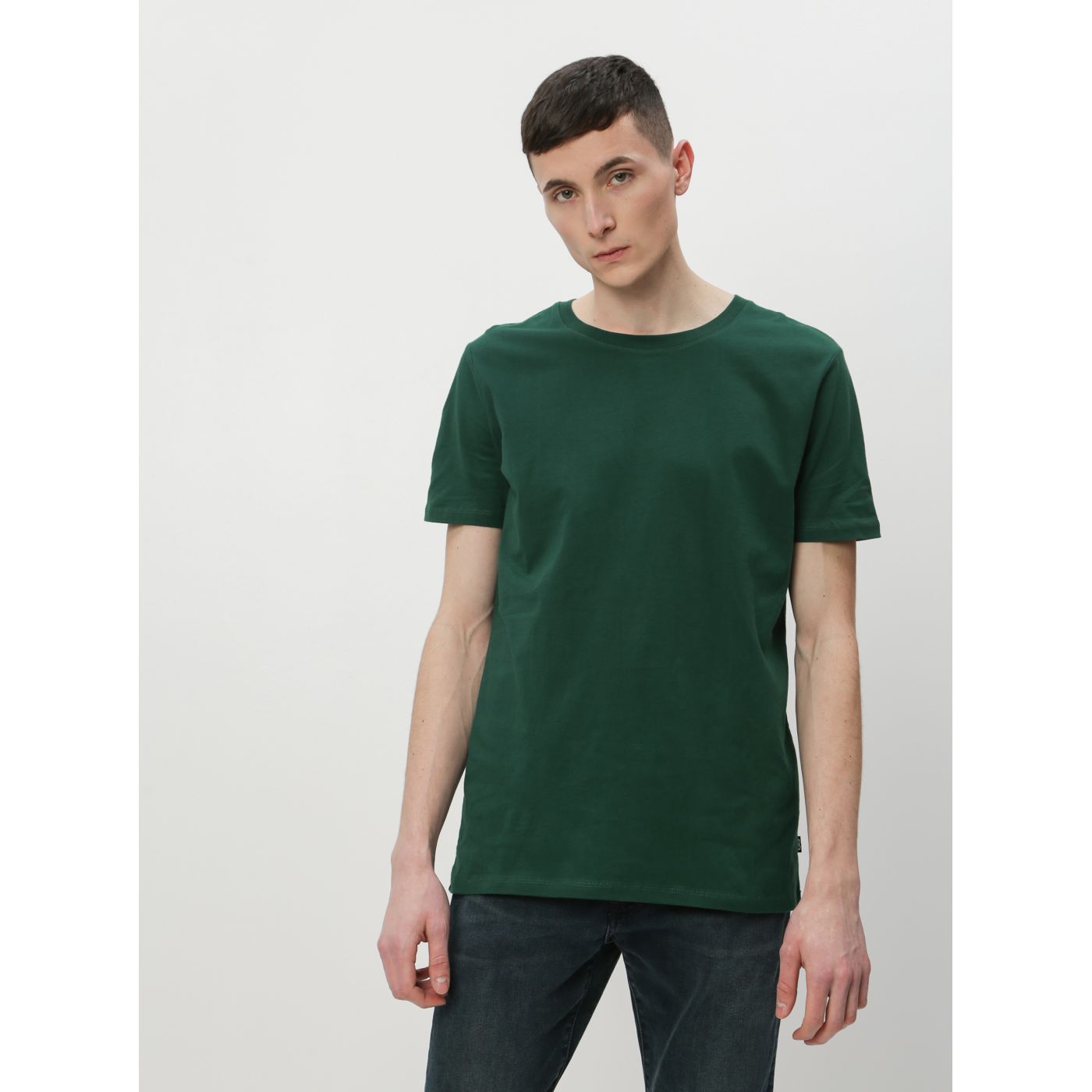 Dark Green Men's Basic T-Shirt ZOOT David